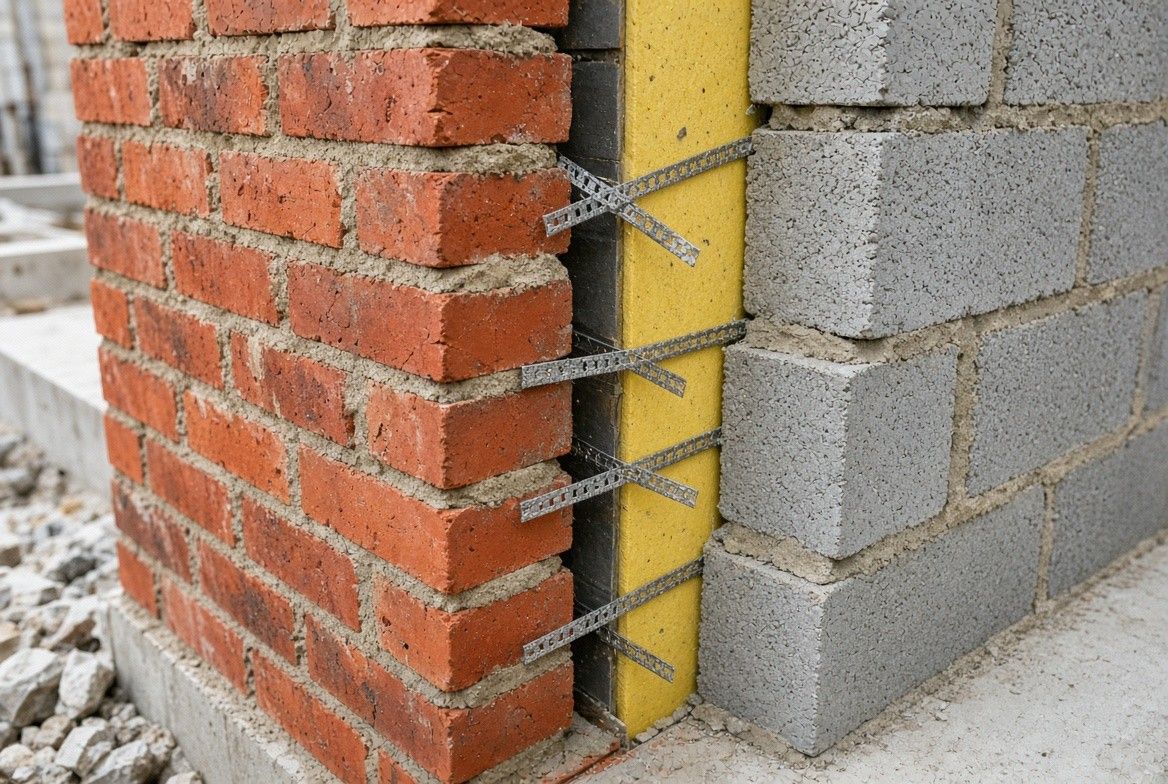 Residential brickwork and masonry construction